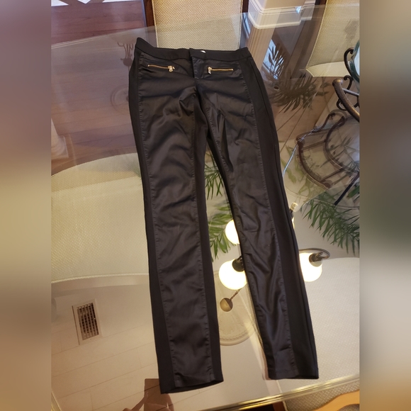 Cache Black Silk Leggings 2 - Picture 2 of 4